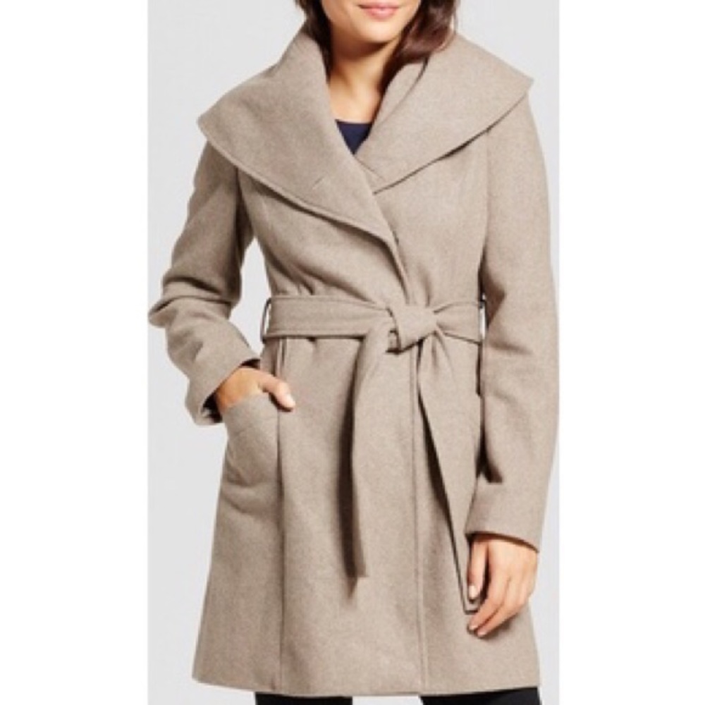 A New Day Wool Wrap Shawl Coat